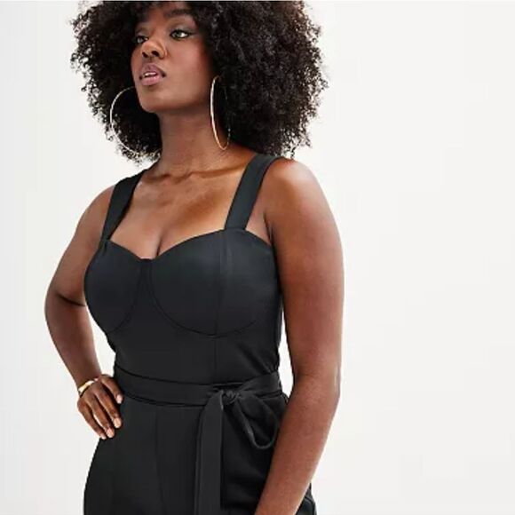 NWT Women's INTEMPO Bustier Jumpsuit - Picture 6 of 11